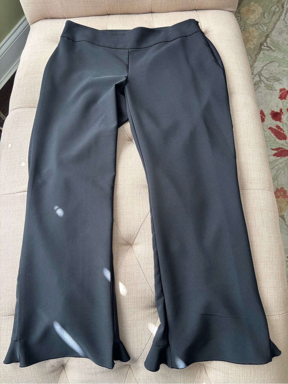 INC International Concepts Black Wide-Leg Pants
